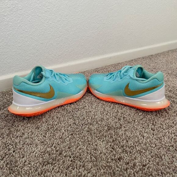 Nike Air Zoom Vapor Cage 4 Copa Bright Mango Sneaker Shoes CD0431400 Women 5.5 - Picture 4 of 15